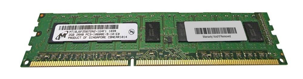 MICRON MT18JSF25672AZ-1G4F1 2GB DDR3 2RX8 ECC PC3-10600 CL9